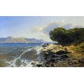 Езеро в Швейцария (1857) РЕПРОДУКЦИИ НА КАРТИНИ